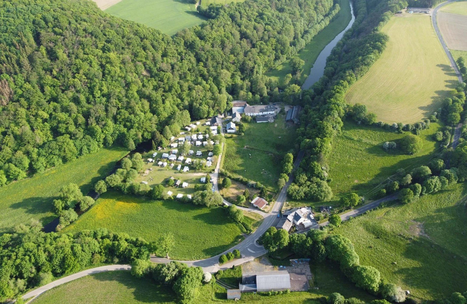 Camping Berkel drone photo 698085df58e4d